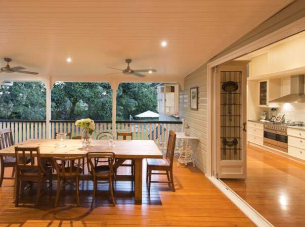 La salle à manger et la cuisine de la villa de Meghan Markle et du prince Harry en Australie