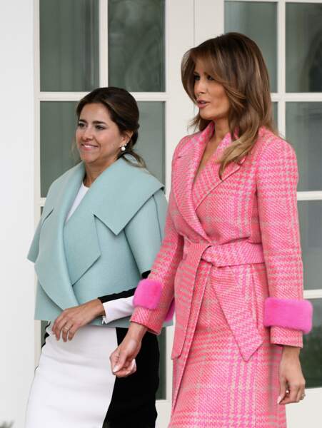 Les deux premières dames en ont discuté au cours d'un déjeuner à l'intérieur de la Maison Blanche