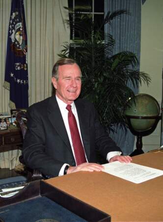 Georges W. H. Bush, 41e président des Etats-Unis, décédé le 30 novembre 2018 à l'âge de 94 ans