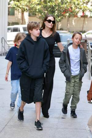 Shiloh Jolie-Pitt, ici en août 2018, a toujours entretenu un lien très fort avec son père Brad Pitt