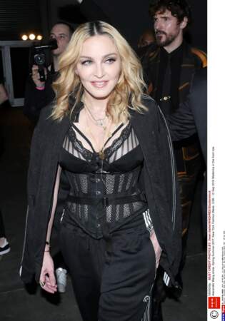 Madonna au défilé Alexander Wang à New York