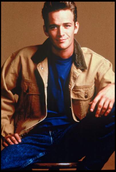 Portrait de Luke Perry, en 1990