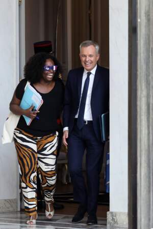 Sibeth Ndiaye a été aperçue avec François de Rugy à la sortie du conseil des ministres ce lundi 3 juin