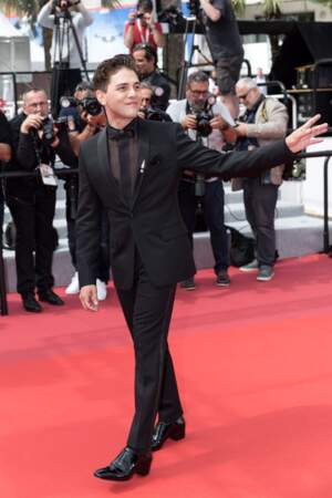 Xavier Dolan très élégant en costume Dior, présente son film "Matthias et Maxime" le 22 mai 2019 à Cannes