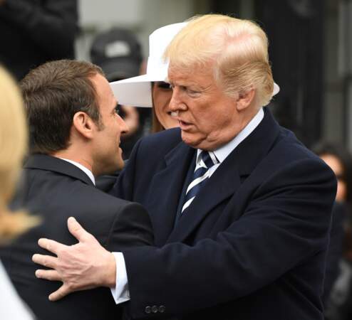 Donald Trump, reconnaissant envers Emmanuel Macron