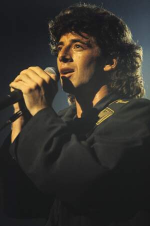 Patrick Bruel en concert au Zénith de Paris, en 1990