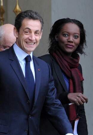 Nicolas Sarkozy et Rama Yade