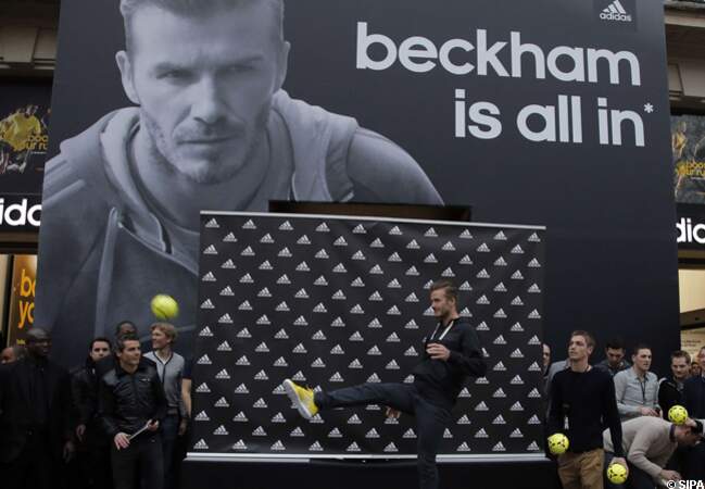 David Beckham fait le show