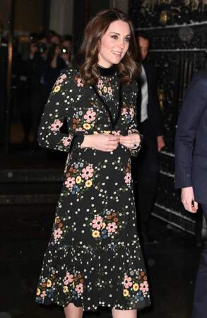 Kate Middleton à Londres le 28 février