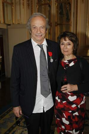 Josiane Stoléru assiste en mars 2012, au ministère de la Culture, à la remise de la Légion d'honneur à son mari