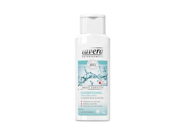 Shampooing Soin et Brillance Basis Sensitiv, Lavera, 5,60€