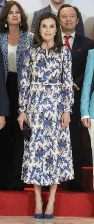 Avec ce look, la reine Letizia d'Espagne avait un petit air de Kate Middleton