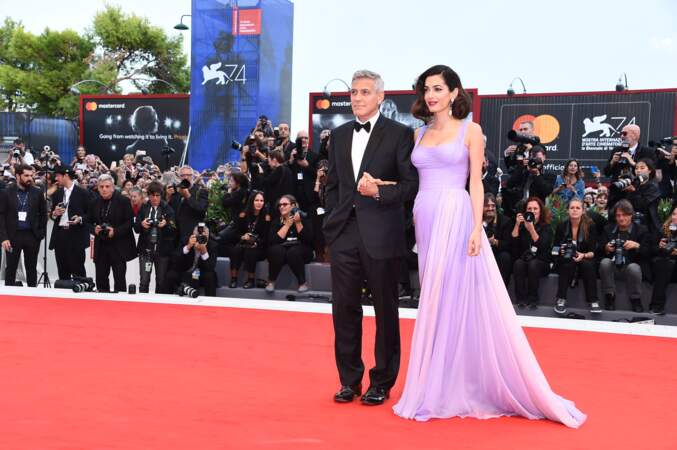 George et Amal Clooney, un couple tout en élégance à Venise