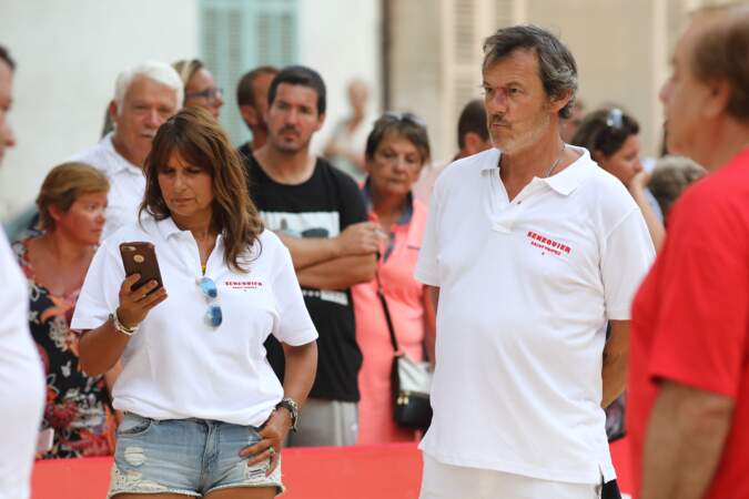 Jean-Luc Reichmann et sa femme Nathalie ont profité du soleil de Saint-Tropez avant leur retour à Paris