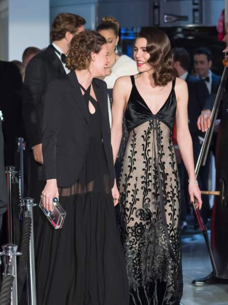 Charlotte Casiraghi avec une robe Chanel portée auparavant par sa mère