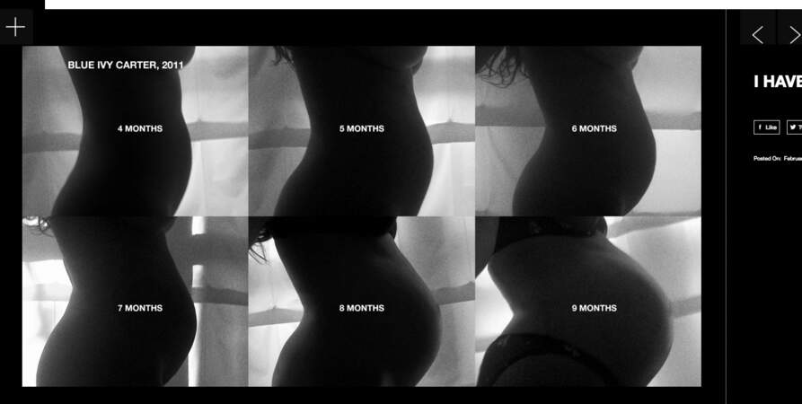 L'évolution du baby bump de Beyoncé lorsqu'elle attendait Blue Ivy
