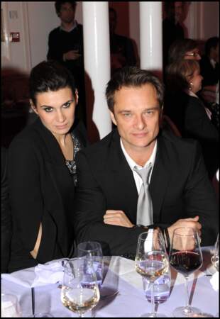 David Hallyday et sa femme Alexandra Pastor au dîner de gala de la mode contre le sida