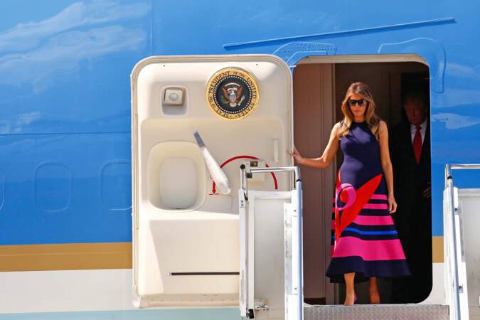 Melania Trump s'est rendue en Pologne avec son époux