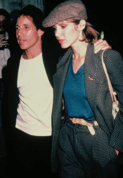 Carrie Fisher et Paul Simon en 1983