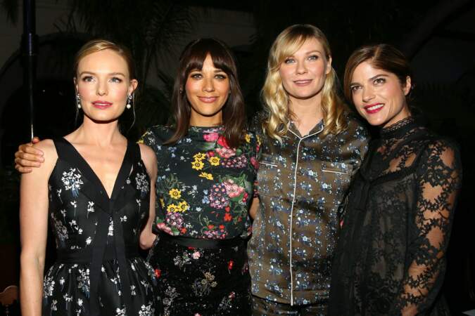 Kate Bosworth, Rashida Jones, Kirsten Dunst and Selma Blair à Los Angeles, le 18 octobre 2017