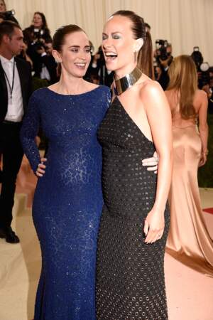 Emily Blunt et Olivia Wilde au Met Gala 2016