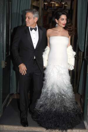 George Clooney et son épouse Amal 