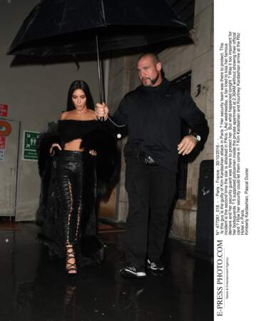 Kim Kardashian et son garde du corps 