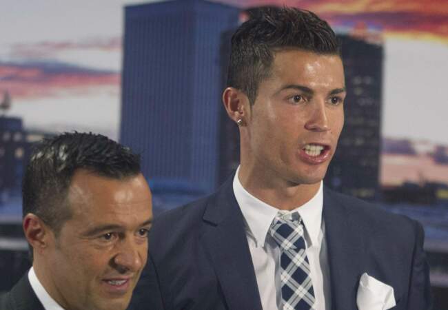 Cristiano Ronaldo et son agent Jorge Mendes 