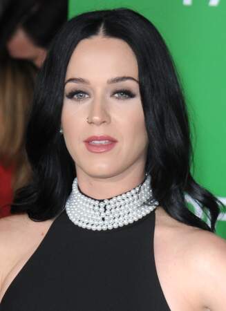 En 2016, bien que discrète on reconnaît encore Katy Perry à sa longue chevelure d'eben