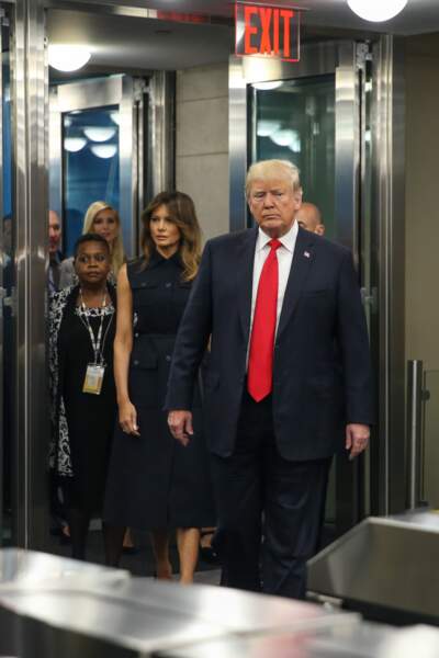 Melania Trump accompagne Donald Trump la 73ème session de l'Assemblée générale à l'ONU à New York ce 25 septembre