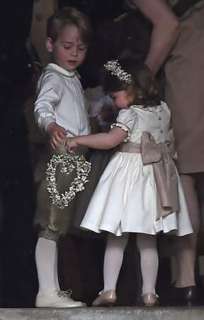 20 mai 2017 : prince George en garçon d'honneur au mariage de Pippa Middleton