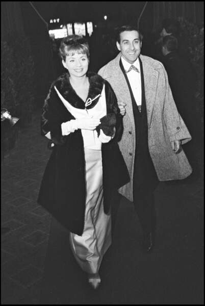 Avec son mari, François-Henri Bruneau dit « Bruno », en 1962