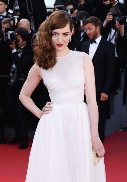 Side-hair incendiaire pour l'actrice en mai 2013 sur le tapis rouge cannois