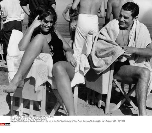 Avec Delon, Claudia Cardinale n'aura jamais de relation ambigüe (1965)