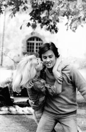 Alain Delon et Mireille Darc 1970