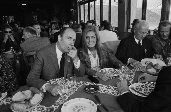 François Mitterrand et Dalida avait beaucoup à se dire.