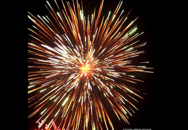 Alessandra Ambrosio immortalise son feu d'artifices pour célébrer la nouvelle année