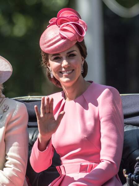 Kate Middleton arrive à Buckingham Palace, le 17 juin 2017