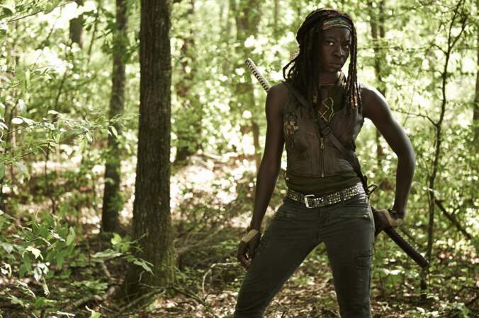 Danai Gurira incarne le personnage de Michonne dans The Walking Dead depuis le début de la saison 3 (2012)