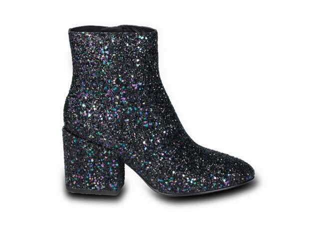 Boots à paillettes Erika Galaxy Midnight, ASH, 200€