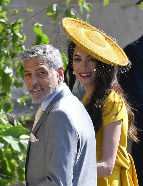 Amal Clooney et George Clooney tout sourires