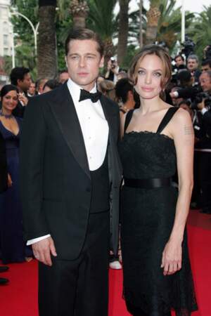 Brad Pitt et Angelina Jolie en 2007