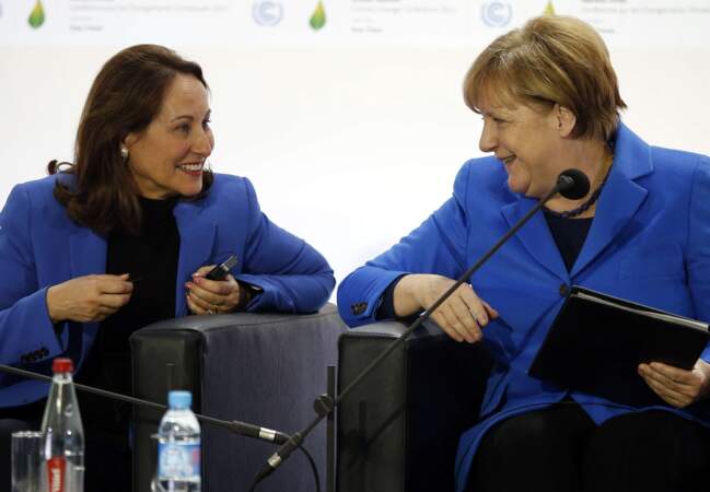 Ségolène Royal et Angela Merkel