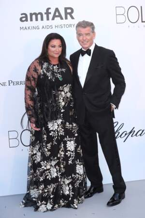 Pierce Brosnan et son épouse Keely Shaye à l'occasion du festival de Cannes 2018.