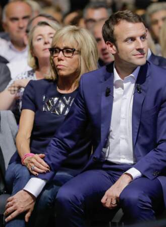 Brigitte Macron s'affichait déjà avec lors du premier meeting d'En Marche en juillet dernier.
