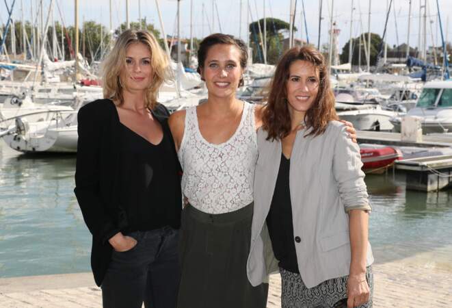 Jeanne Bournaud, Julie de Bona et Olivia Bonamy pour le photocall du film "Innocente".