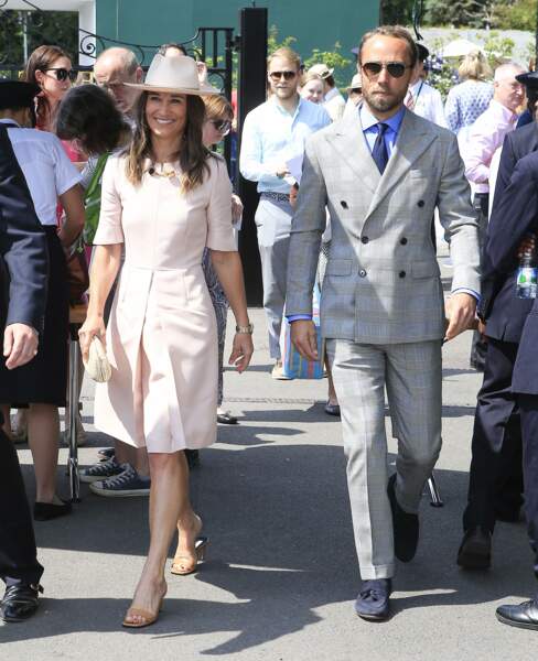 James Middleton avait choisi un costume Polo Ralph Lauren pour sa venue à Wimbledon.