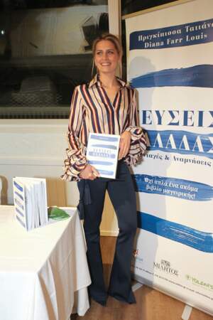 La Princesse Tatiana de Grece dedicace son livre 'A Taste of Greece: Recipes, Cuisine & Culture'' à Athenes