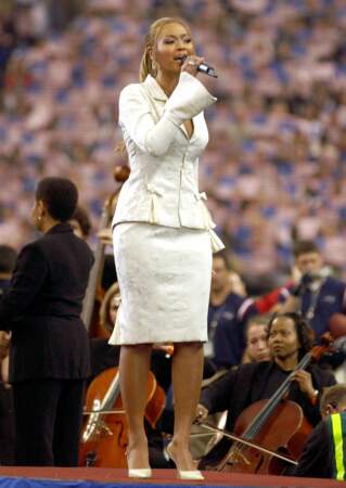 Beyoncé au Super Bowl en 2004