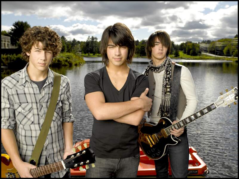 Le trio est rapidement apparu dans des films Disney, comme ici, dans "Camp Rock", en 2008